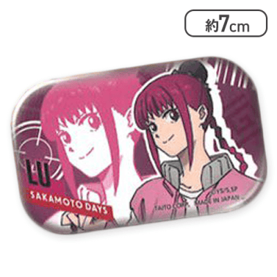 【単品配送不可】【陸少糖】SAKAMOTO DAYS メタリック缶バッジ