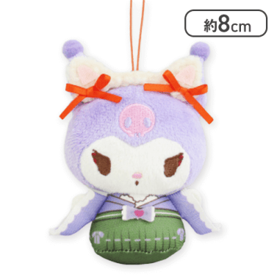 【クロミ】サンリオキャラクターズ もふ耳レトロロリヰタマスコット1