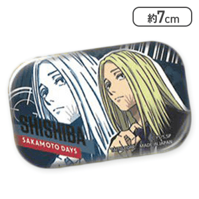 【単品配送不可】【神々廻】SAKAMOTO DAYS メタリック缶バッジ