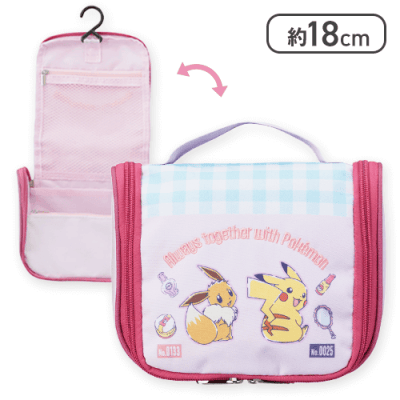 【ピンク】ポケットモンスター　プラチナムザッカトラベルポーチ　SweetRetro