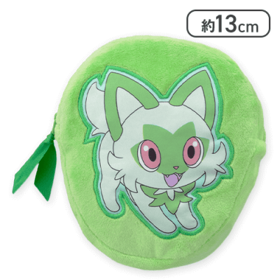 【ニャオハ】ポケットモンスター　ダイカットポーチ