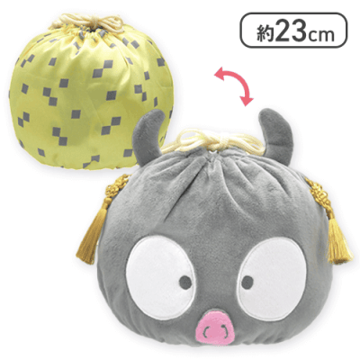 【Pちゃん】「らんま1/2」　プラチナムザッカリバーシブル巾着