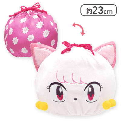 【シャンプー(猫)】「らんま1/2」　プラチナムザッカリバーシブル巾着