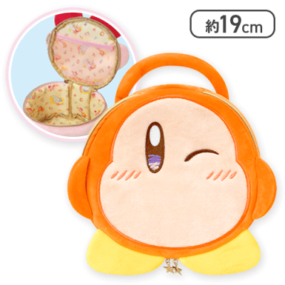 【新品】カービィ　ワドルディ　ぬいぐるみ　バニティバッグ ワドルディ】カービィ・ハッピーモーニングぬいぐるみバニティ