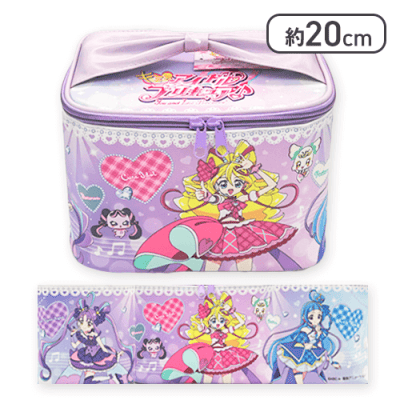 【パープル】キミとアイドルプリキュア リボンバニティバッグ