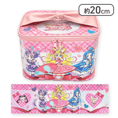 【ピンク】キミとアイドルプリキュア リボンバニティバッグ