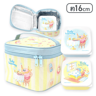 【1人1個まで】カービィ・ハッピーモーニングタッパー付き保冷ポーチ