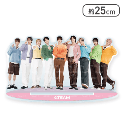 【横1列】&TEAM プラチナムザッカビッグアクリルスタンド〜Colorful〜
