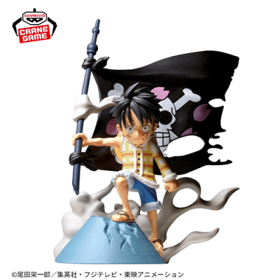 【1人1個まで】ワンピース ワールドコレクタブルフィギュア ログストーリーズ-モンキー・D・ルフィ-「ほらな 折れねェ」