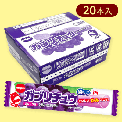 【20本入】ガブリチュウグレープ※賞味期限:2025/12/31