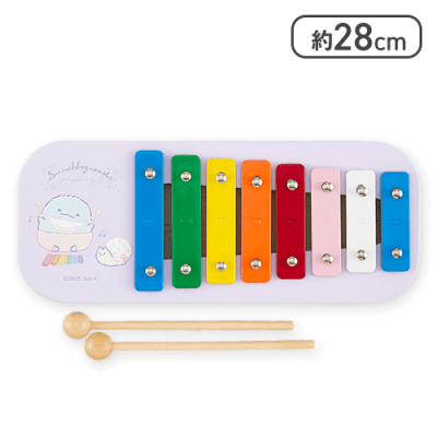 【パープル】すみっコぐらし すみっコベビー わくわく鉄琴おもちゃ