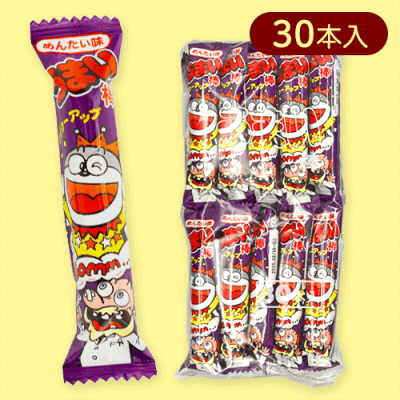 【30本入】うまい棒めんたい※賞味期限:2025/08/31