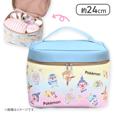【ブルー】ポケットモンスター プラチナムザッカバニティポーチ