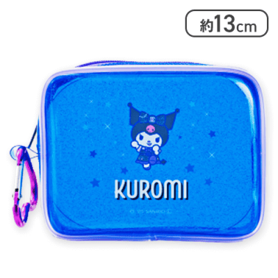 【クロミ】サンリオキャラクターズ デニムショータイムクリアポーチ