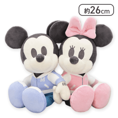 ミッキー＆ミニー ちょっもっさ デココレ ペアぬいぐるみ