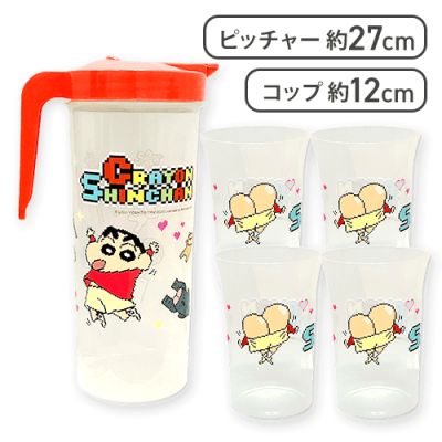 【おもちゃ】クレヨンしんちゃん ピッチャー＋４Pコップセット2