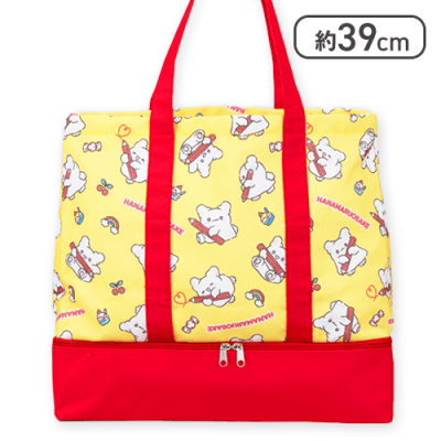 はなまるおばけ 保冷ポケット付き2段トートバッグ