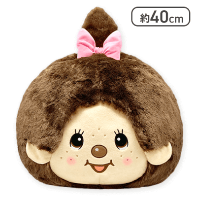 買得 モンチッちゃん】モンチッチ フェイスBIGぬいぐるみ ぬいぐるみ
