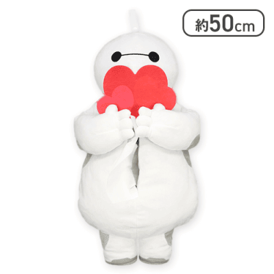 【ホワイト】ベイマックス ハートがいっぱい ティッシュボックスカバー
