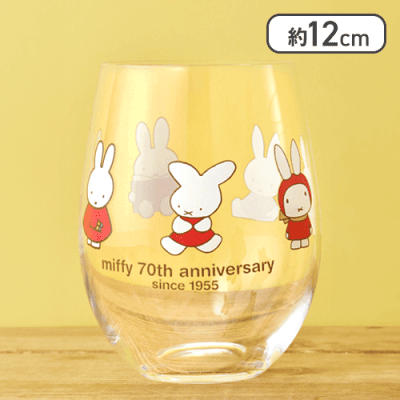 【レッド】ミッフィー デザイングラス 70th Anniversary