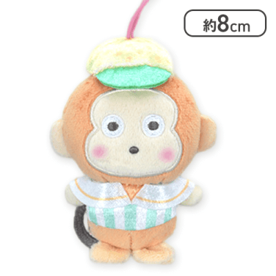 【おさるのもんきち】サンリオキャラクターズ いちご新聞650号コラボレーションマスコット2