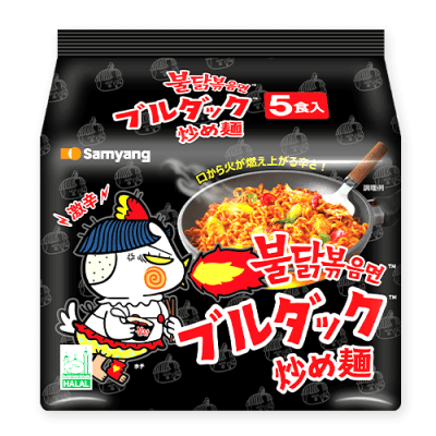 ブルダック炒め麺 袋麺(5P)※賞味期限:2026/05/30