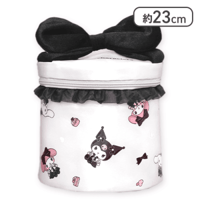 【総柄】サンリオキャラクターズ ロマンティックガーリーバニティポーチ