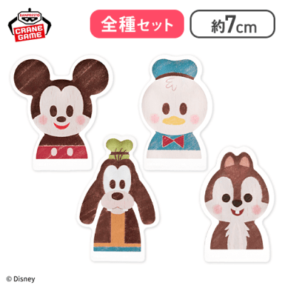 【全種セット】ディズニーキャラクター KIDEAシリーズ アクリルブロック～ミッキー＆フレンズ～