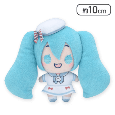 初音ミク×シナモロールマスコット～マリンスタイル～　4種セット コンプ】 初音ミク×シナモロールマスコット～マリンスタイル