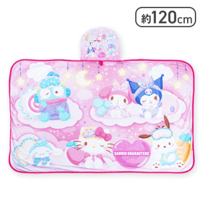 サンリオキャラクターズ ねむねむどり〜みんぐひんやりブランケット