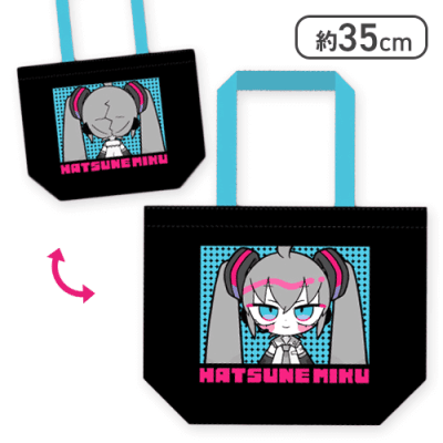 【黒】初音ミク×寺田てら 描き下ろしトートバッグ
