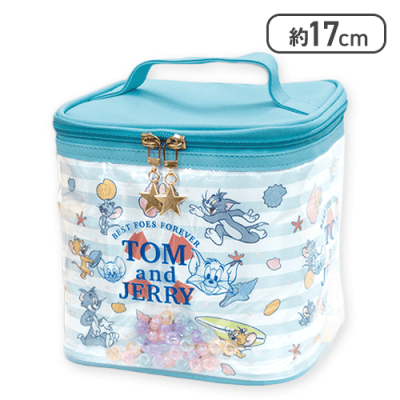 【スカイブルー】トムとジェリー ビーズバニティバッグVer.4
