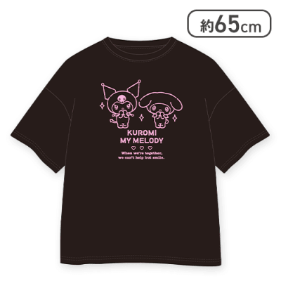 【マイメロディ＆クロミ】サンリオキャラクターズBIGワイドTシャツ