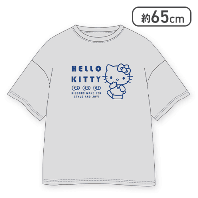 【ハローキティ】サンリオキャラクターズBIGワイドTシャツ