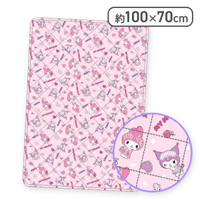 【マイメロディ＆クロミ】サンリオキャラクターズ キルトマット（ひんやり）