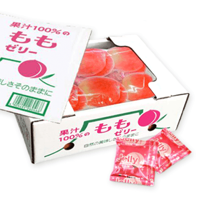 果汁100%ゼリーBOXパウチもも※賞味期限:2026/01/26