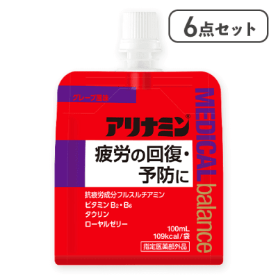 【6点セット】メディカルバランス グレープ風味※賞味期限:2028/01/31