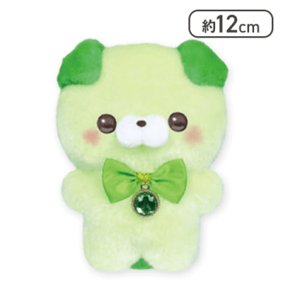 【単品配送不可】【たれいぬさん(ぐりーん)】すくっとたっちさん ぬいぐるみ〜おしおしからー２〜