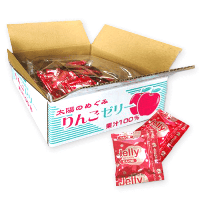 果汁100%ゼリーBOXパウチりんご※賞味期限:2026/01/12