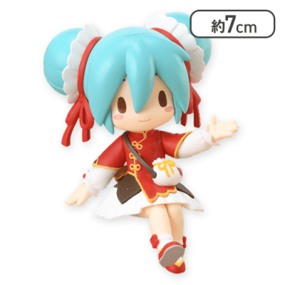 中華街】初音ミクシリーズ ふわぷち ちょこのせ ミニフィギュア