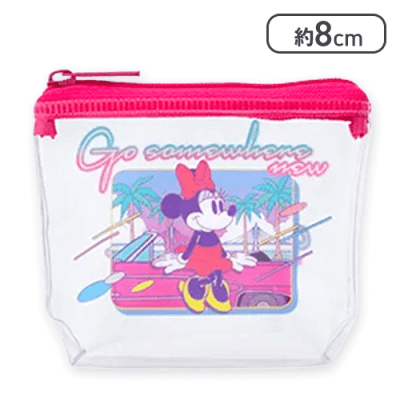 【ミニー】ミッキー＆フレンズ クリアミニポーチ 〜SUMMER POP〜