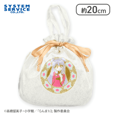 【シャンプー】らんま1/2 サテン巾着バッグ