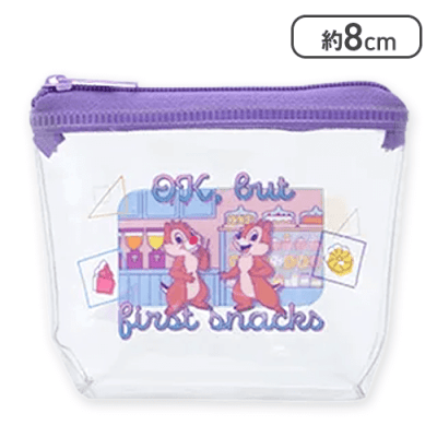 【チップ＆デール】ミッキー＆フレンズ クリアミニポーチ 〜SUMMER POP〜