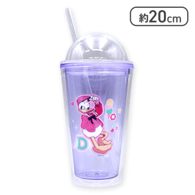 【ドナルド】ミッキー＆フレンズ #MY推しDAYS ジャケットフォト ストロー付きタンブラー