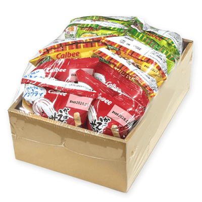 シュリンクパック カルビーえびせん/サッポロポテト/サッポロポテト※賞味期限:2025/12/31