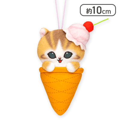 【ストロベリー】mofusand アイスにゃんマスコット