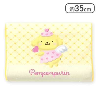 【ポムポムプリン】サンリオキャラクターズ 夢みるエンジェル低反発まくら