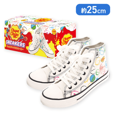 【ホワイト25cm】チュッパチャップススニーカー