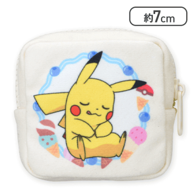 【ピカチュウ】ポケットモンスター スクエアプチポーチ