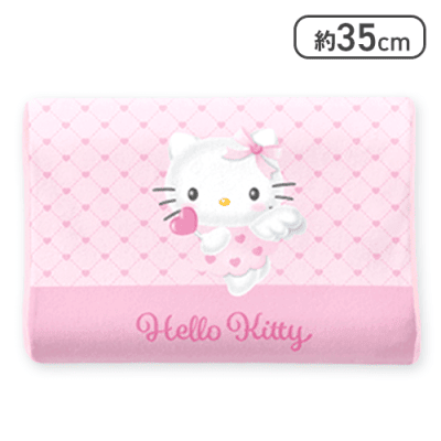 【ハローキティ】サンリオキャラクターズ 夢みるエンジェル低反発まくら